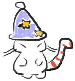 ぼうしねこ透明